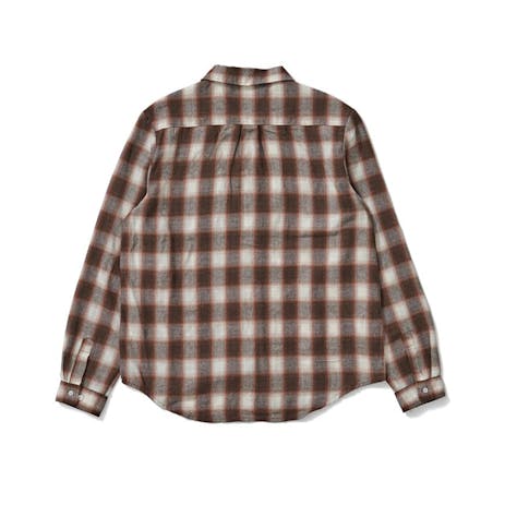 XLARGE Vignette Long Sleeve Shirt - Brown/White