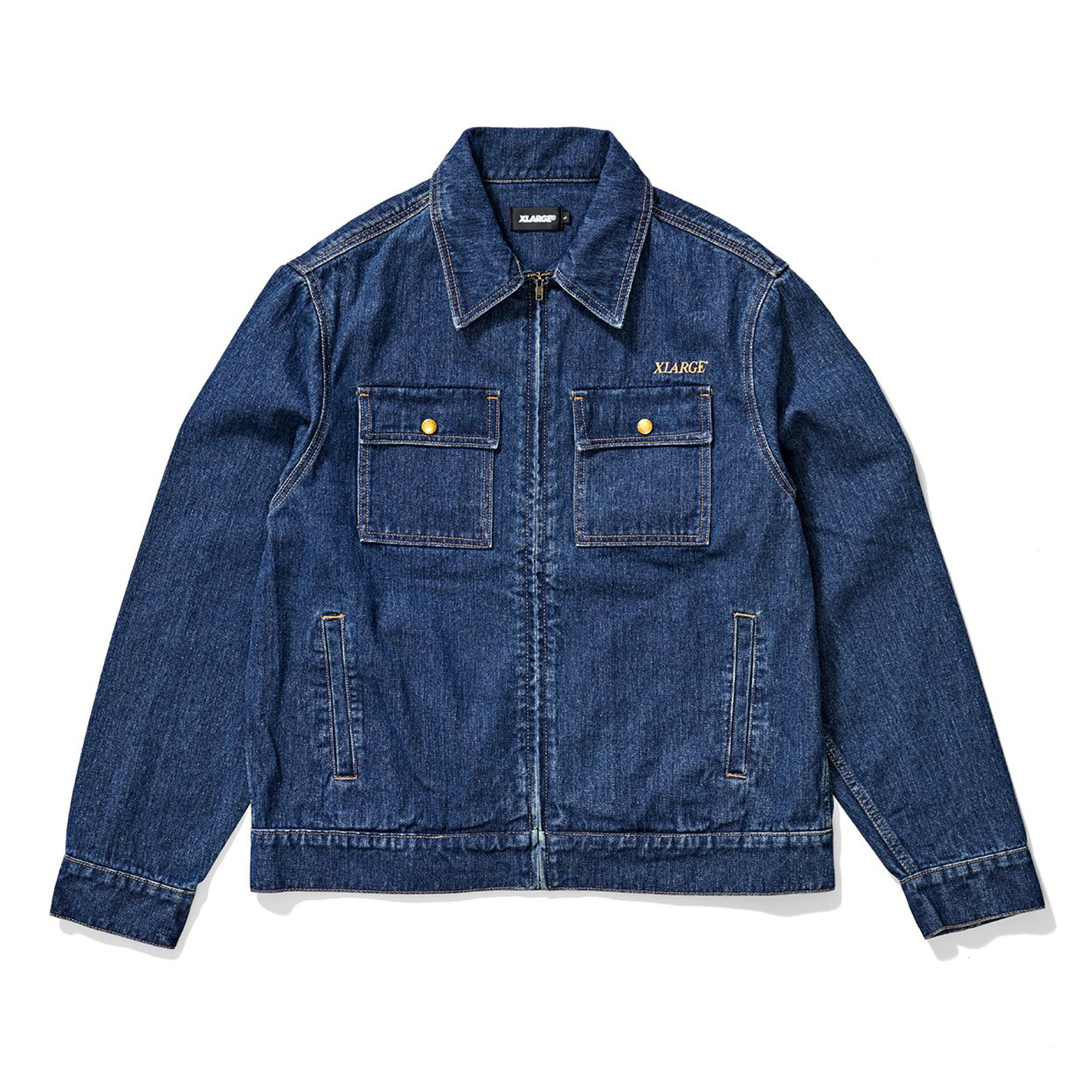 XLARGE Bull Denim Jacket - Blue | BOARDWORLD Store