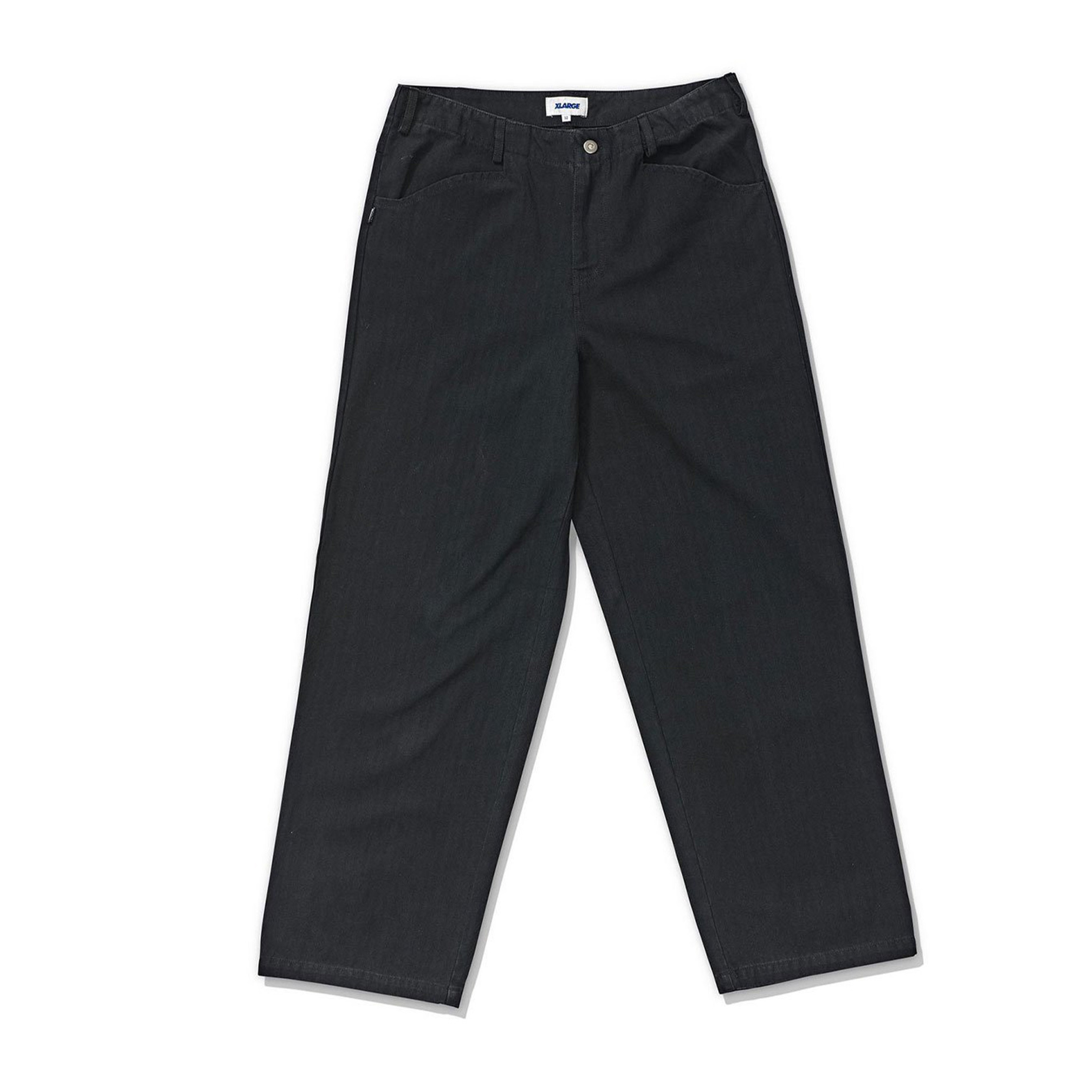 XLARGE Herringbone Twill 91 Pant - Black | BOARDWORLD Store