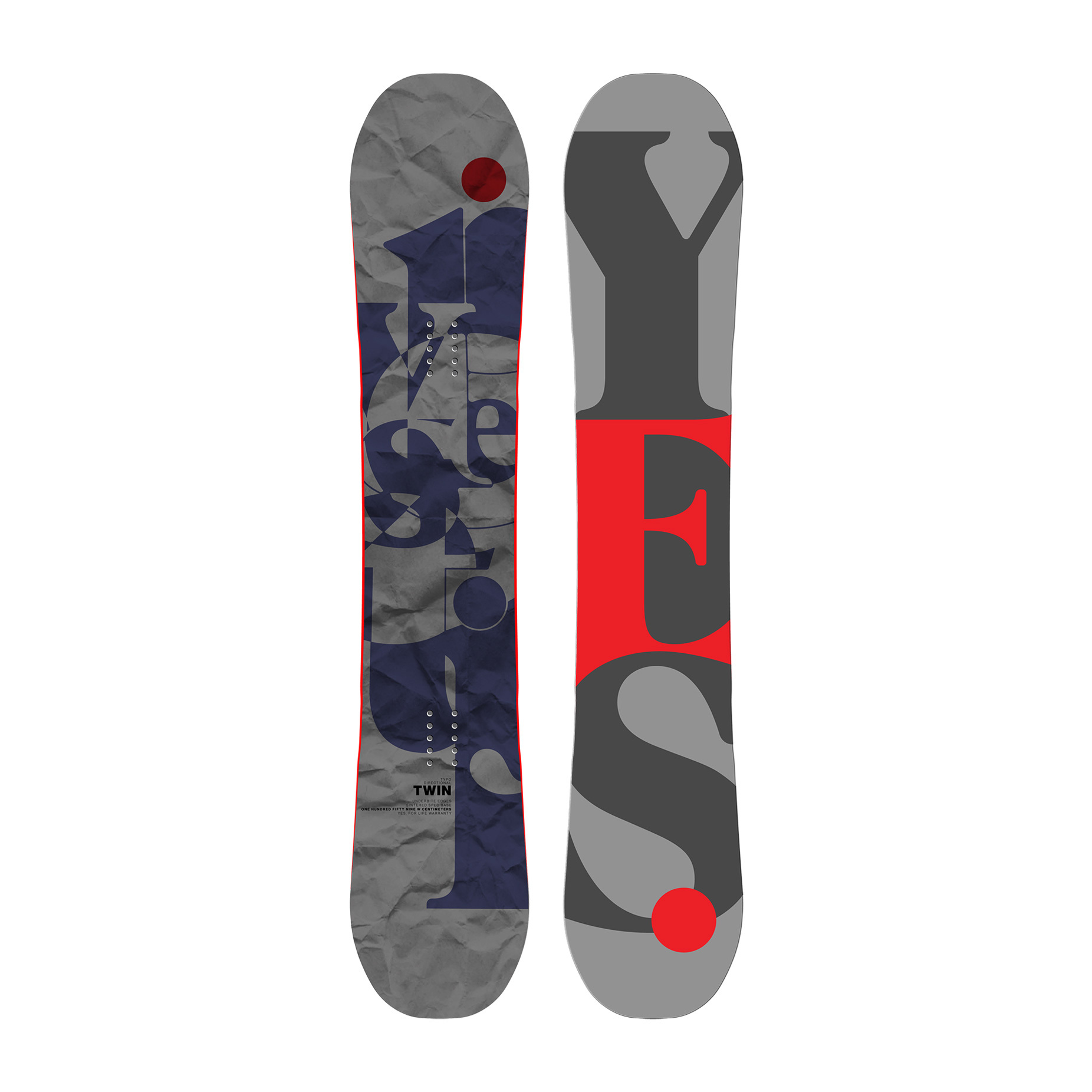 2018 yes typo snowboard
