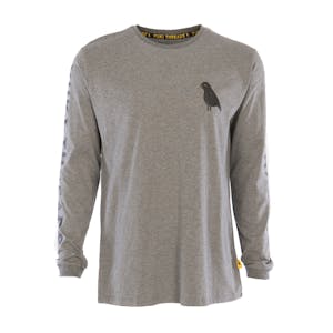 Yuki Threads Gang Related Long Sleeve T-Shirt - Mid Grey