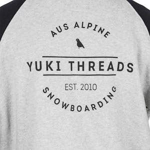 Yuki Threads Retro DWR Hoodie - Heather Grey / Black