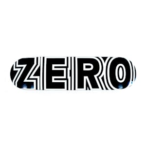 Zero Classic Bold Skateboard Deck - Black/White