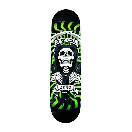 Zero Cole MMXX Skateboard Deck - Black/Green