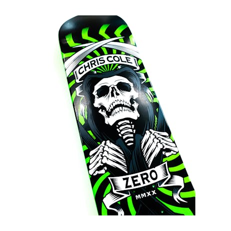 Zero Cole MMXX Skateboard Deck - Black/Green
