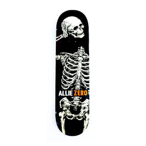 Zero Allie Headcase 8.25” Skateboard Deck - Black/White