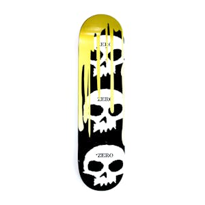 Zero 3 Skull Blood Skateboard Deck - Gold