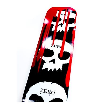 Zero 3 Skull Blood Skateboard Deck - Red