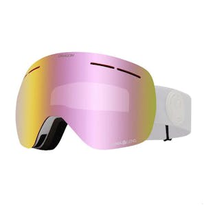 Dragon X1S Snowboard Goggle 2023 - Whiteout/Pink Ion + Spare Lens