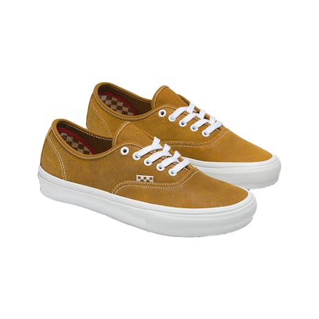 Vans Authentic Leather Skate Shoe - Golden Brown
