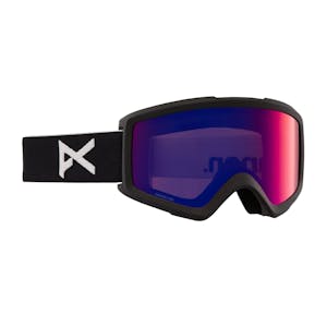 Anon Helix 2.0 Snowboard Goggle 2024 - Black / Perceive Sunny Red + Spare Lens