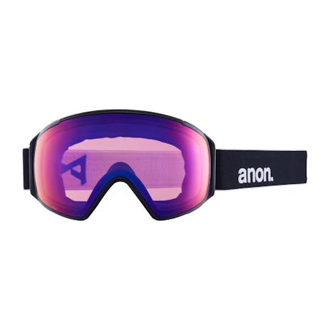 Anon M4S MFI Toric Polarized Low Bridge Snowboard Goggle 2023 - Black / Polar Smoke + Spare Lens