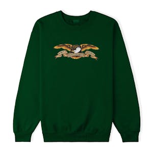 Antihero Classic Eagle Crewneck Sweater - Dark Green