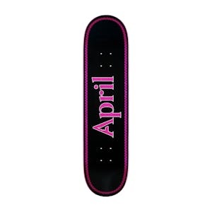 April OG Helix Skateboard Deck - Black/Pink