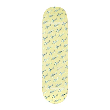 April O’Neill Chrome Logo Script 8.125” Skateboard Deck