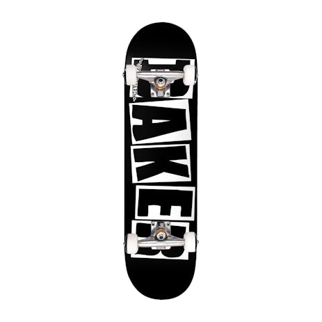 Baker Brand Logo 8.5” Complete Skateboard - Black