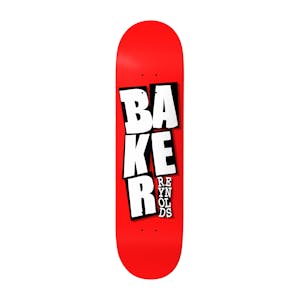 Baker Reynolds Stacked B2 8.0” Skateboard Deck - Red