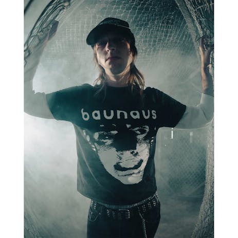 Welcome x Bauhaus Big Truth Garment Dyed T-Shirt - Black