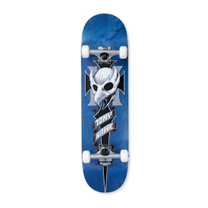 Birdhouse Crest 8.25” Complete Skateboard - Blue