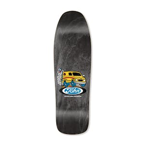 Black Label Lucero Man Van Reissue 9.88” Skateboard Deck - Black Stain