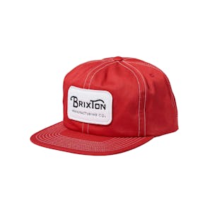 Brixton Grade Snapback Hat - Red