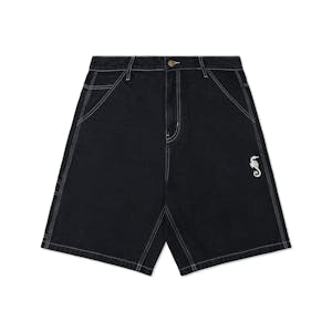 Come Sundown Assiduous Denim Shorts - Black