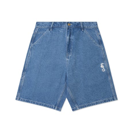 Come Sundown Assiduous Denim Shorts - Washed Blue
