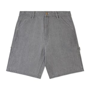 Come Sundown Lock Denim Shorts - Washed Grey