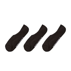 Converse 3-Pack Invisible Socks - Black