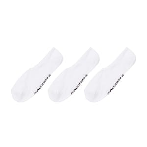 Converse 3-Pack Invisible Socks - White