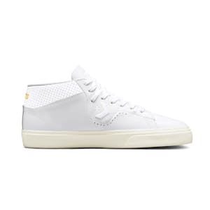 Converse Louie Lopez Pro Leather Mid Skate Shoe - White/White/Egret
