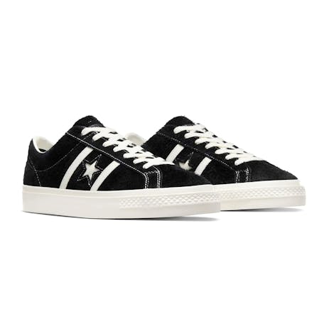 Converse One Star Academy Pro Low Skate Shoe - Black/Egret/Egret