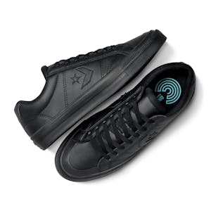 Converse Sport Casual Skate Shoe - Black/Black/Total Eclipse