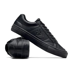 Converse Sport Casual Skate Shoe - Black/Black/Total Eclipse