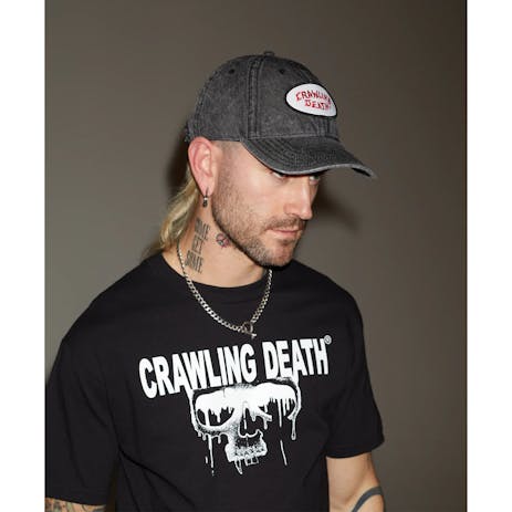 Crawling Death Acid Patch Hat - Black