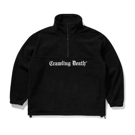 Crawling Death Gothic Logo Polar Fleece - Black