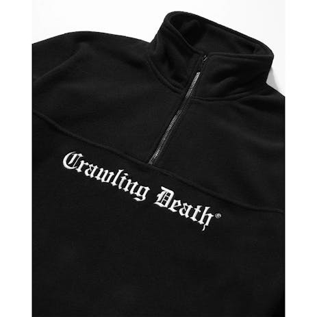 Crawling Death Gothic Logo Polar Fleece - Black