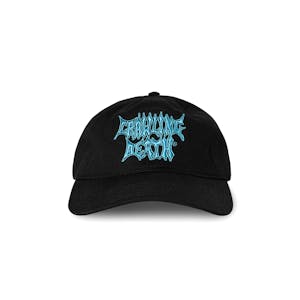 Crawling Death Metal Logo Embroidered Hat - Black