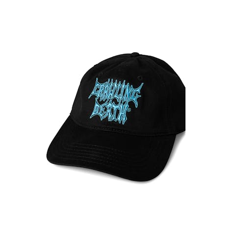 Crawling Death Metal Logo Embroidered Hat - Black