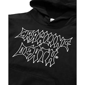 Crawling Death Metal Logo Heavyweight Hood - Black