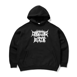 Crawling Death Metal Logo Hoodie - Black