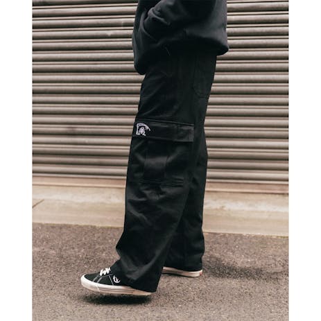 Crawling Death Reaper Cargo Pants - Black