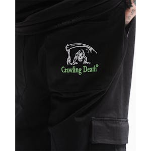 Crawling Death Reaper Cargo Pants - Black