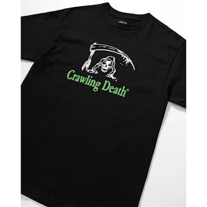 Crawling Death Reaper Logo T-Shirt - Black