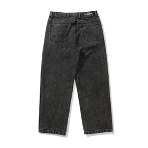 Crawling Death Web Denim Jeans - Acid Black