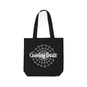 Crawling Death Web Logo Tote Bag - Black