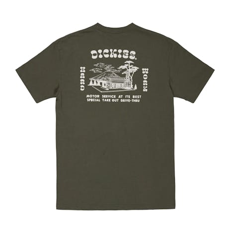 Dickies Motor Service T-Shirt - Rinsed Moss