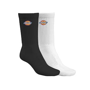 Dickies H.S. Rockwood Socks 2-Pack - White/Black