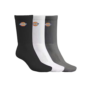 Dickies H.S. Rockwood Socks 3-Pack - Grey/White/Black