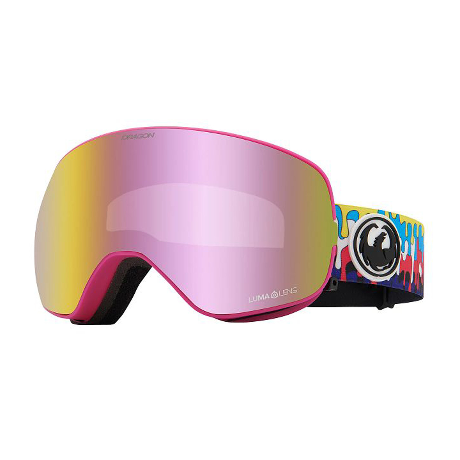 Dragon X2S Snowboard Goggle 2024 - Drip/Pink Ion + Spare Lens ...